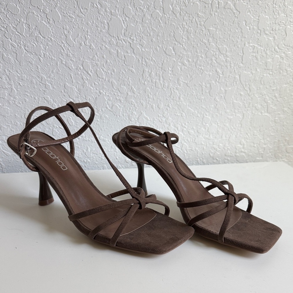 Brown Strappy Sandals Size 9